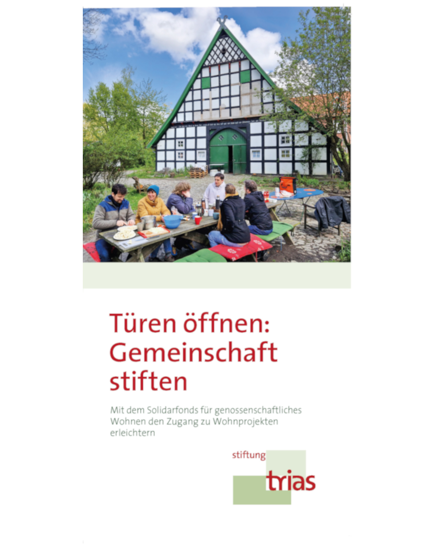 Solidarfonds „Wohnen in Genossenschaften“ (Flyer)